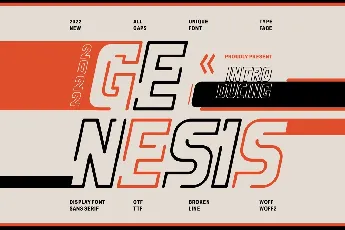 Genesis font