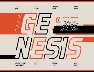 Genesis font