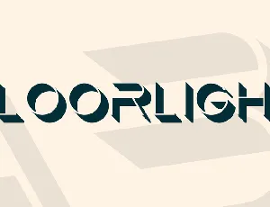 Floorlight font