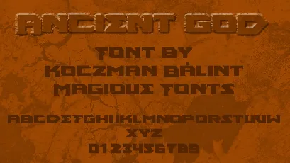 Ancient God font