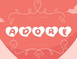 Adore font