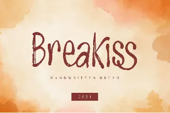 Breakiss font