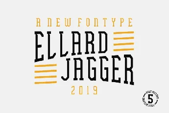 Ellard Jagger Display font