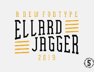 Ellard Jagger Display font