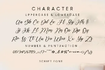 Lovely Garden Script font