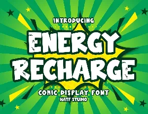 Energy Recharge font