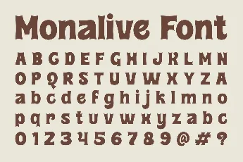 Monalive font