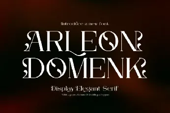 Arleon Domenk font