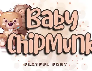 Baby Chipmunk font
