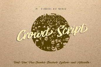 CROWD PERSONAL USE font