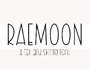 Raemoon font