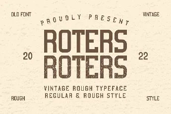 Roters font