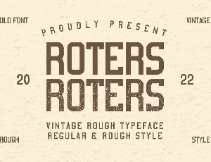 Roters font