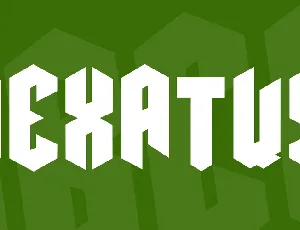 Hexatus font