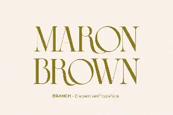 Branch font