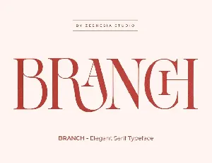 Branch font