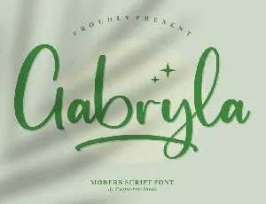 Gabryla font