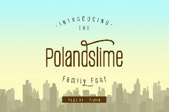 Polandslime font