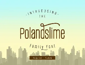 Polandslime font