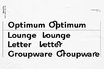 Quickflio Family font