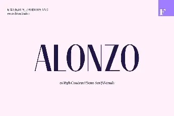 Alonzo Family font