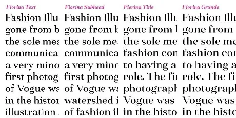 Fiorina Family font