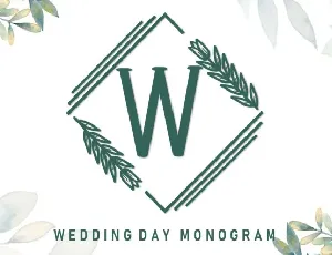 Wedding Day Display font