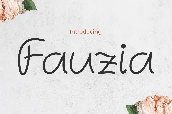 Fauzia font