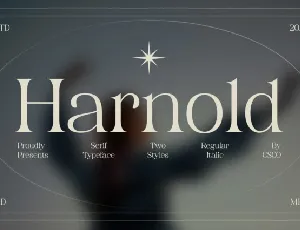 Harnold font