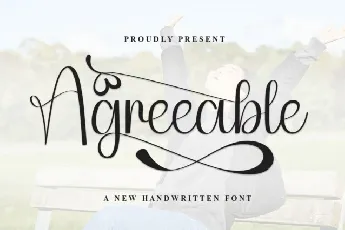 Agreeable Script font