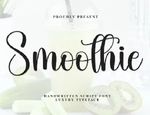 Smoothie Script font