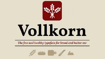 Vollkorn font