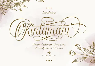 Kintamani Script Free font