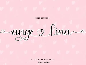 Angelina Lovely font