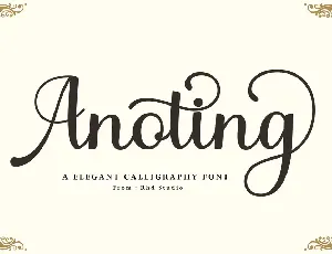 Anoting font