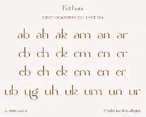 Fathan font