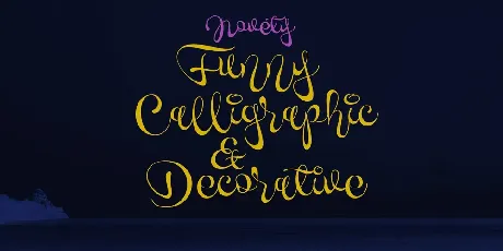 Novety font