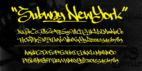 The Subway Types Family font