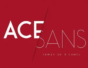 Ace Sans font