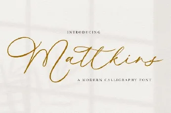 Mattkins font