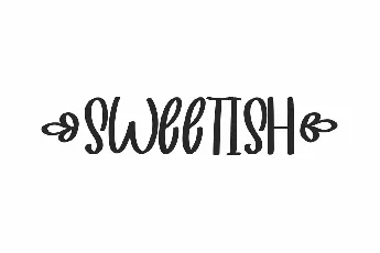 Sweetish Demo font