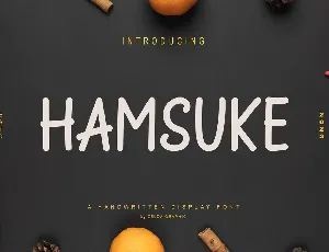 Hamsuke-Personal Use font