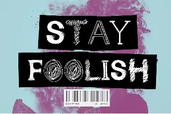 Stay Foolish font