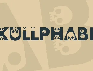 skullphabet font