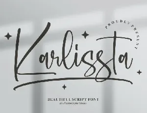 Karlissta font