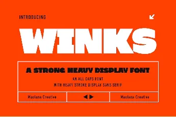 Winks font