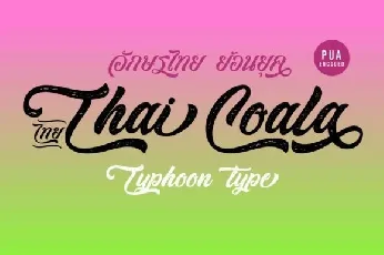 Thai Coala font