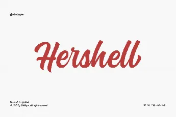 Hershell Script font