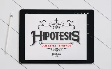 Hypothesis Display font