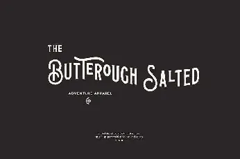 Salted Monthoers font